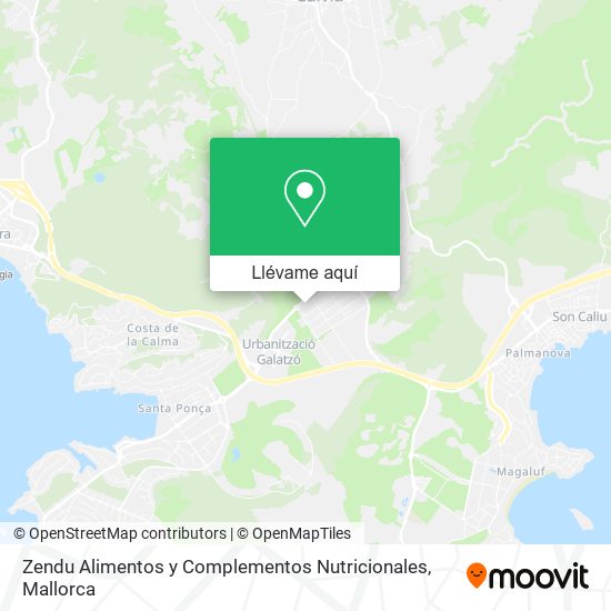 Mapa Zendu Alimentos y Complementos Nutricionales