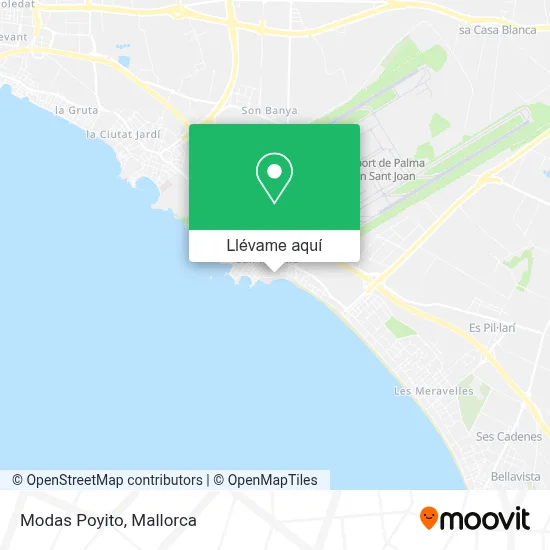 Mapa Modas Poyito