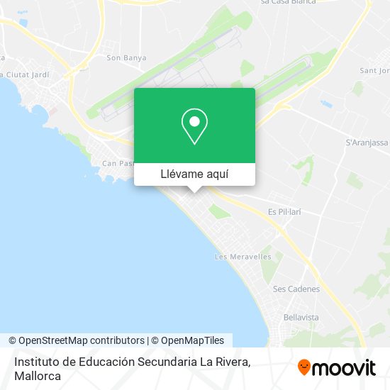 Mapa Instituto de Educación Secundaria La Rivera