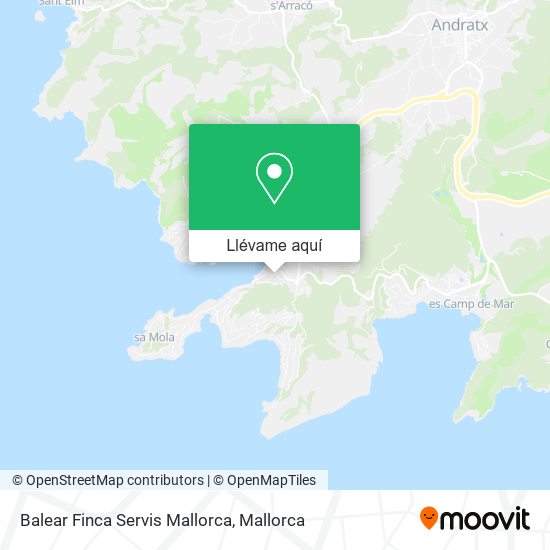 Mapa Balear Finca Servis Mallorca