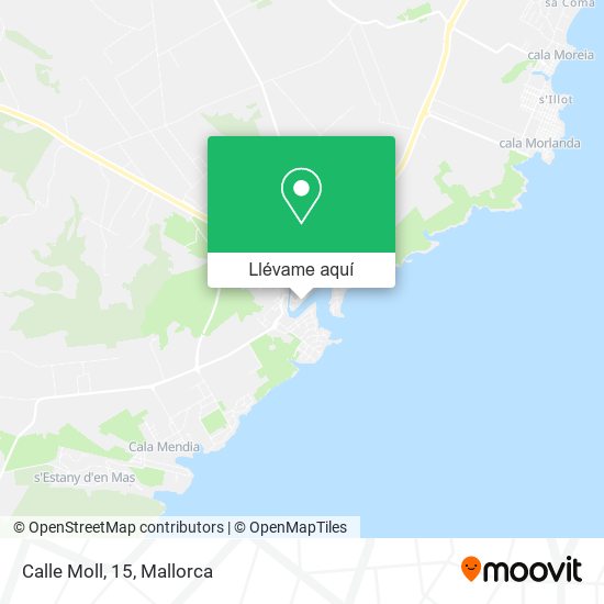 Mapa Calle Moll, 15