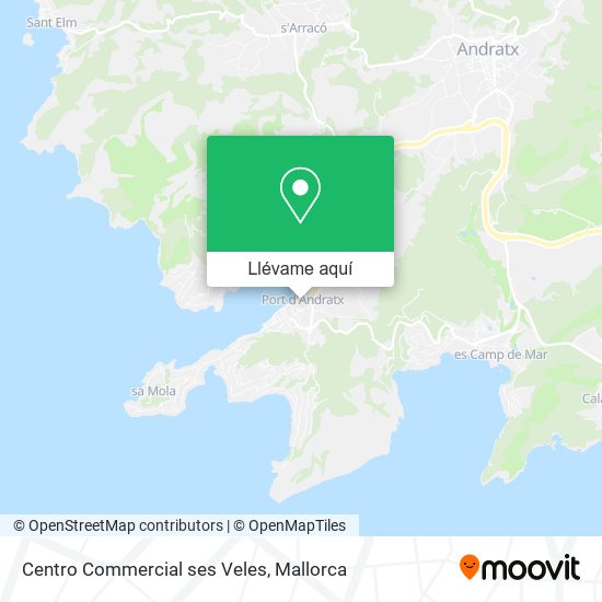 Mapa Centro Commercial ses Veles