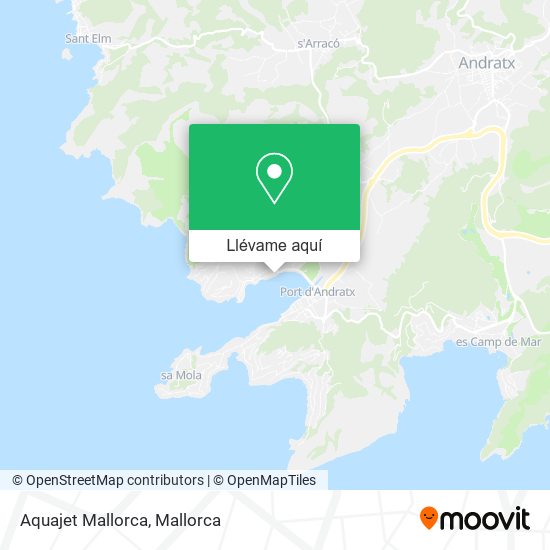 Mapa Aquajet Mallorca