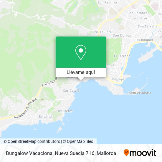 Mapa Bungalow Vacacional Nueva Suecia 716