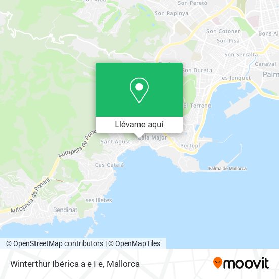 Mapa Winterthur Ibérica a e I e