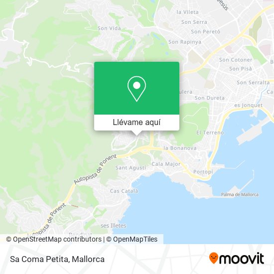 Mapa Sa Coma Petita