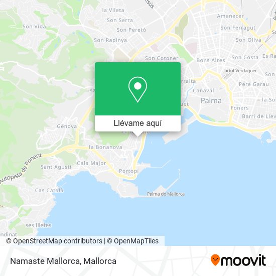 Mapa Namaste Mallorca