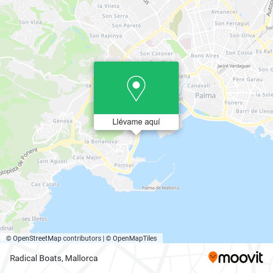 Mapa Radical Boats