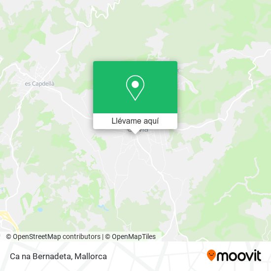 Mapa Ca na Bernadeta