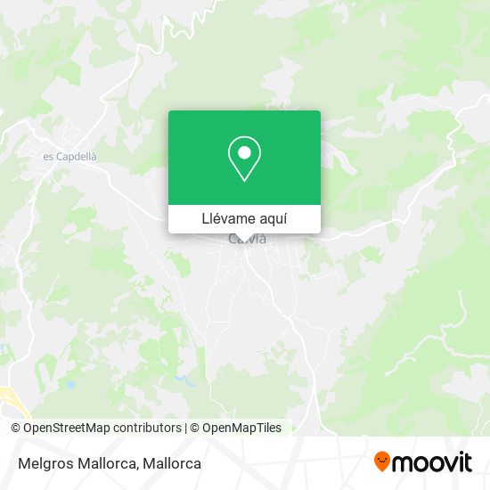 Mapa Melgros Mallorca