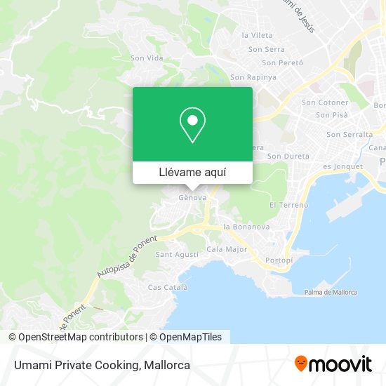 Mapa Umami Private Cooking