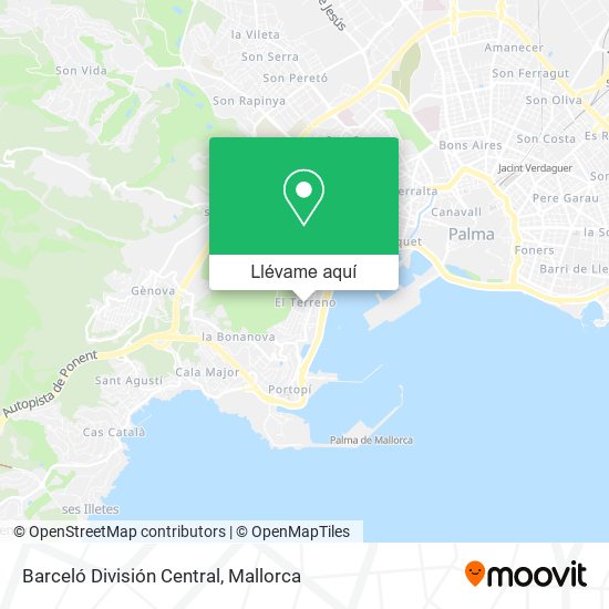 Mapa Barceló División Central