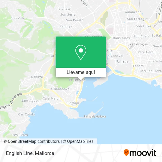 Mapa English Line
