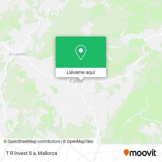 Mapa T R Invest S a