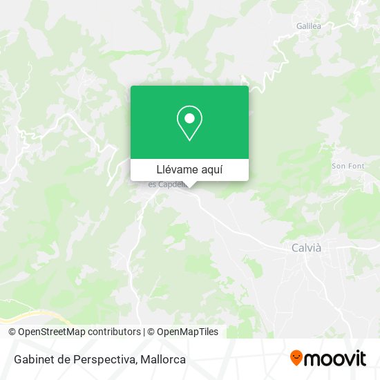 Mapa Gabinet de Perspectiva