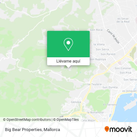 Mapa Big Bear Properties