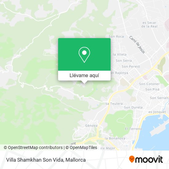 Mapa Villa Shamkhan Son Vida