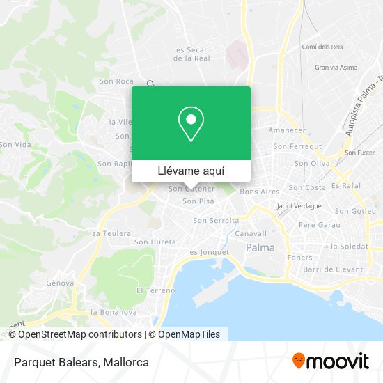 Mapa Parquet Balears