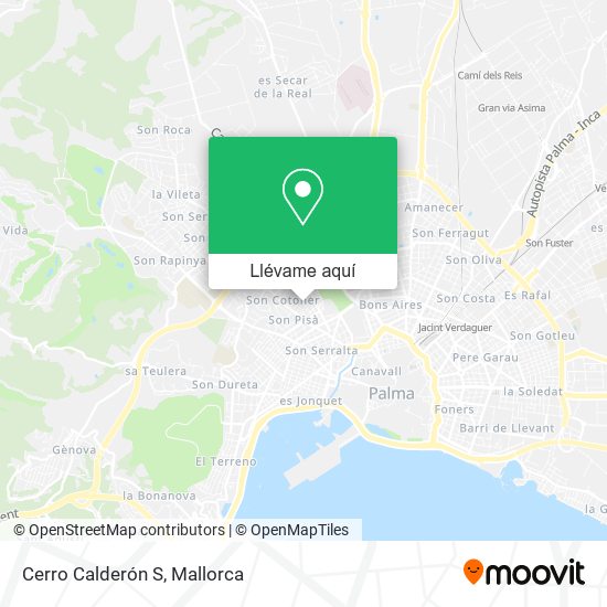 Mapa Cerro Calderón S
