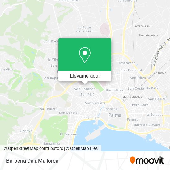 Mapa Barbería Dali
