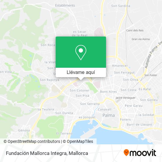 Mapa Fundación Mallorca Integra