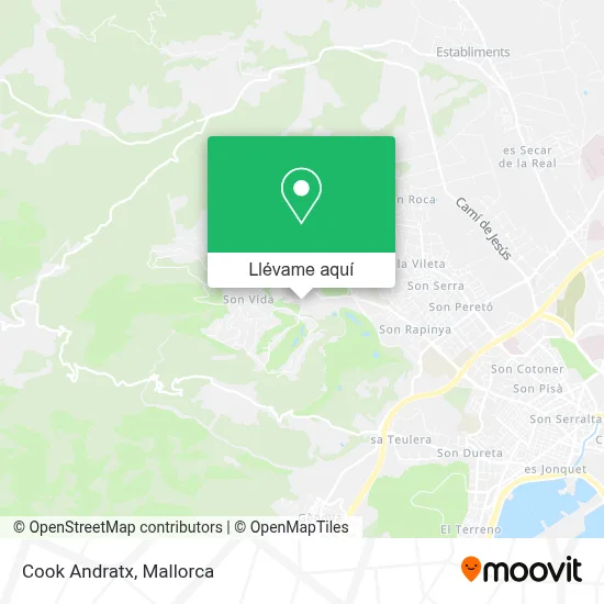 Mapa Cook Andratx