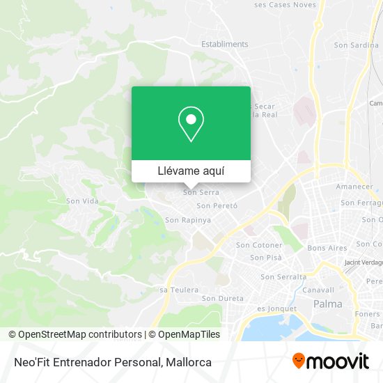 Mapa Neo'Fit Entrenador Personal
