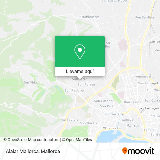 Mapa Alaiar Mallorca