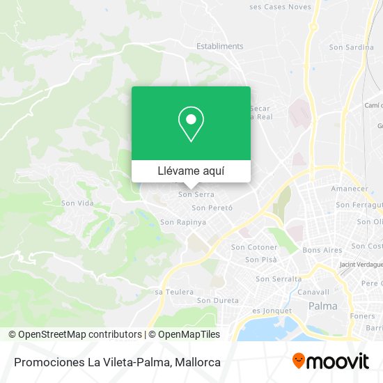 Mapa Promociones La Vileta-Palma