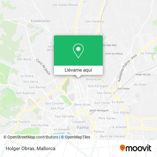 Mapa Holger Obras