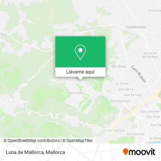 Mapa Luna de Mallorca