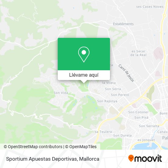 Mapa Sportium Apuestas Deportivas