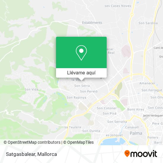 Mapa Satgasbalear