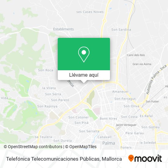 Mapa Telefónica Telecomunicaciones Públicas