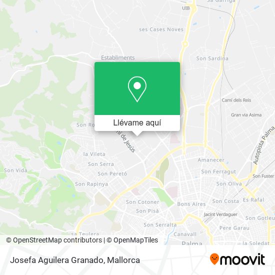 Mapa Josefa Aguilera Granado