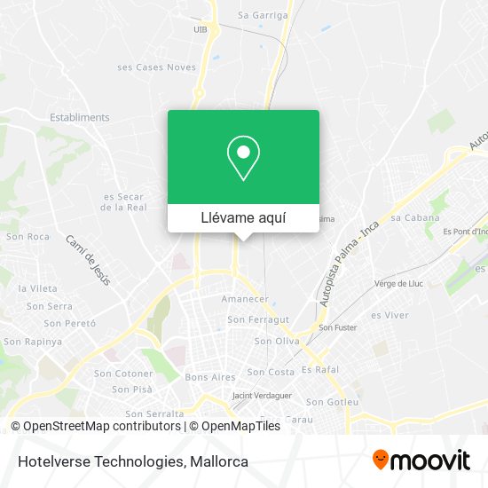 Mapa Hotelverse Technologies