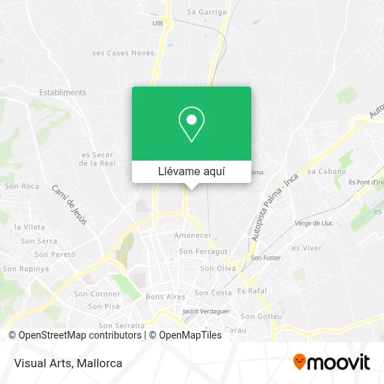 Mapa Visual Arts