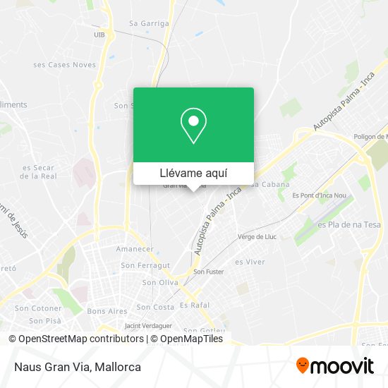 Mapa Naus Gran Via