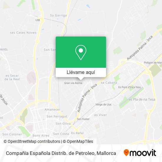 Mapa Compañía Española Distrib. de Petroleo