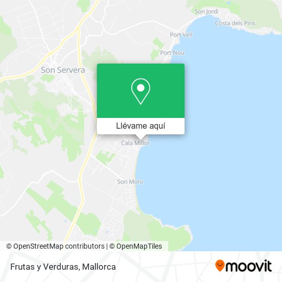 Mapa Frutas y Verduras