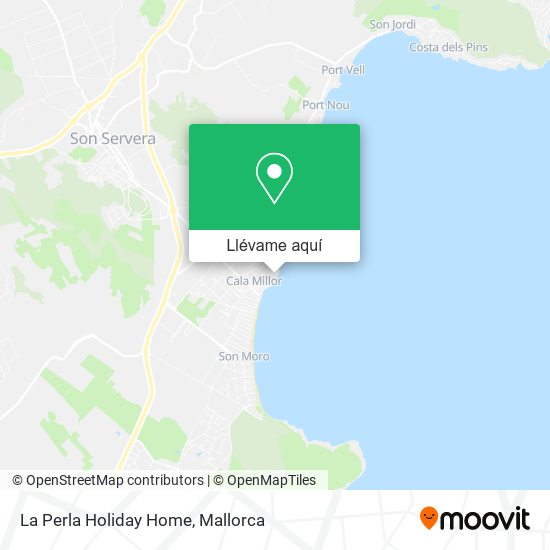 Mapa La Perla Holiday Home
