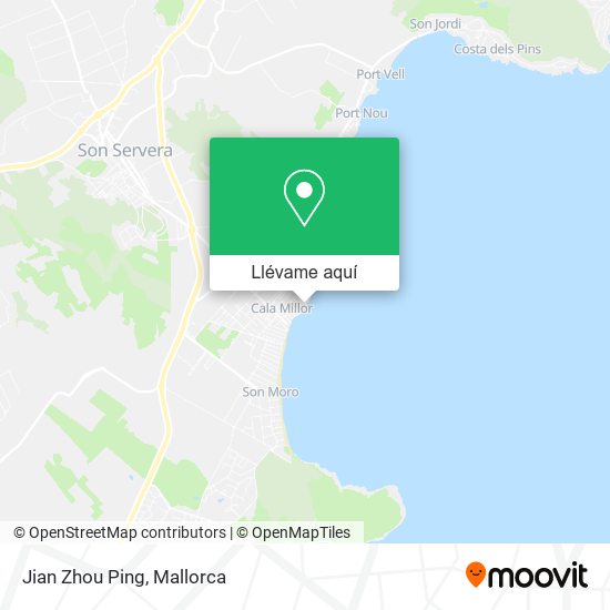Mapa Jian Zhou Ping