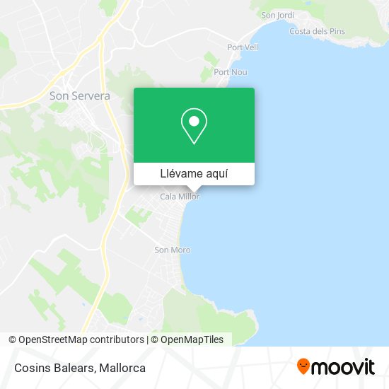 Mapa Cosins Balears