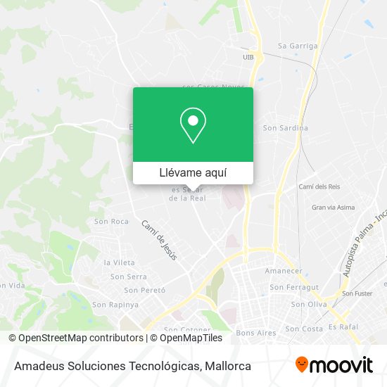 Mapa Amadeus Soluciones Tecnológicas