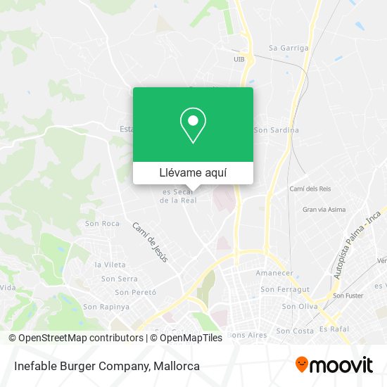 Mapa Inefable Burger Company