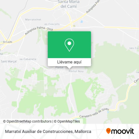 Mapa Marratxí Auxiliar de Construcciones