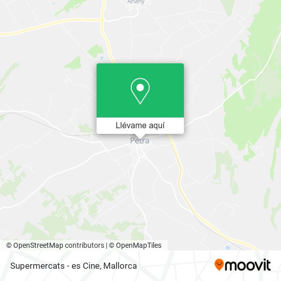 Mapa Supermercats - es Cine