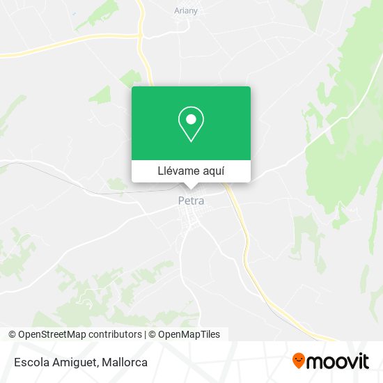 Mapa Escola Amiguet