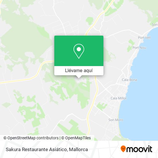 Mapa Sakura Restaurante Asiático