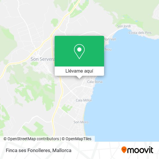 Mapa Finca ses Fonolleres